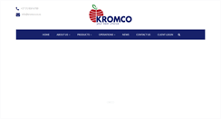 Desktop Screenshot of kromco.co.za